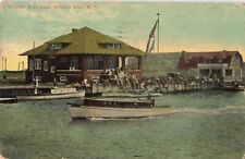 Ventnor Boat Club Atlantic City New Jersey NJ 1915 Postcard picture