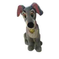 Genuine Disney Store Lady & The Tramp Plush Dog Stuffed Animal Gray Cartoon picture