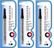 Sheaffer Classic Rollerball Pen Refills 3 Packs, Black Medium , new version picture