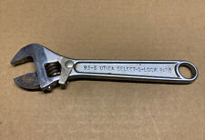 Vintage Utica 93-6 Adjustable Wrench SELECT-O-LOCK Forged Alloy Steel, Rare picture