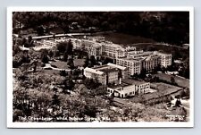 RPPC Aerial View Greenbrier Hotel Campus White Sulphur Springs WV Postcard picture