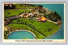 Miami FL-Florida, Aerial Of Seaquarium, Antique, Vintage c1963 Souvenir Postcard picture