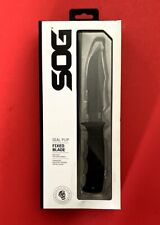 SOG Seal Pup Fixed Blade Knife w/ Nylon Reinforced Sheath Made in Taiwan NIB picture