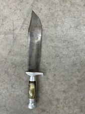 Vintage Mexican Oaxaca Bowie Knife Engraved Blade picture