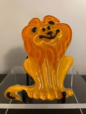 Orange Lucite Cartoon Style Lion Wall Hanging picture