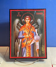 Archangel Raphael -Orthodox high quality byzantine style Wooden Icon 6x8 picture