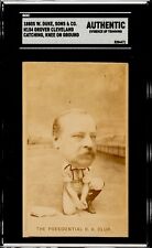 1880’s N154 W. Duke & Sons GROVER CLEVELAND Catching, Knee on Ground - Only 2 picture