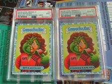 PSA GPK Garbage Pail Kids Blue Border Matching Pair Oh the Horrible SCI FI #99 picture