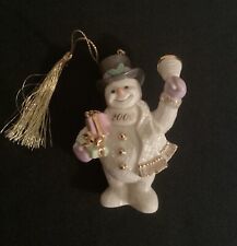 Lenox 2000 Annual Snowman Ornament - RINGING IN THE NEW YEAR picture