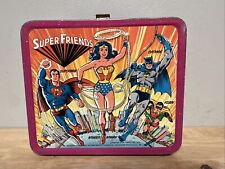 Vintage Super Friends Aladdin Metal Lunch Box 1976  NO THERMOS  picture