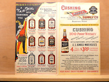 #132 Pre Prohibition Cushing Medical (Whiskey) Supply Co. Advertisement picture