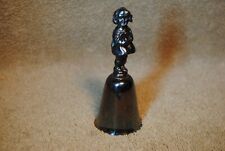 Vintage Reed & Barton Bell Valentine’s Day Girl with Heart Silver Plated  picture