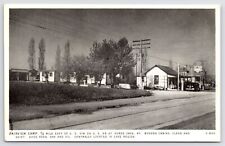 Horse Cave Kentucky~Panorama of Fairview Camp B&W~Postcard picture