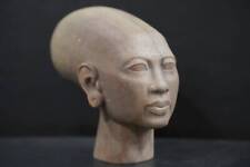 Head of Nefertari Daughter of Akhenaten Unique Egyptian Handmade Large Skull picture