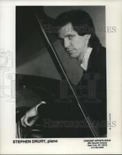 1990 Press Photo Stephen Drury, piano - spp32382 picture