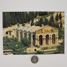 1973 Jerusalem Postcard - Garden of Gethsemane, Telephoto - Israel picture