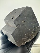 RARE Museum Quality Dodecahedral Magnetite Crystal with Spessartite Garnet picture