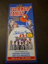 Vintage PLUMMER FAMILY Country Music Show Travel Brochure Branson, Missouri, MO picture