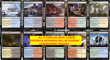 10 x TEMPLE (Scry-Land) ( Mixed Editions, Full Set = 1 of each ) [ EX ] [ MTG ] picture