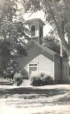 RPPC Methodist Episcopal Church, Melrose, Wisconsin Real Photo Postcard picture
