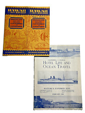 1928 Los Angeles Steamship Co (2) Brochures Cruise LA To Hawaii, S.S. Honolulu picture