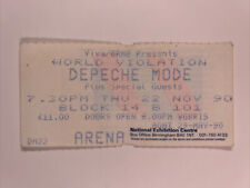 Depeche Mode Ticket Complete Unused World Violation Tour Birmingham NEC 1990 #4 picture