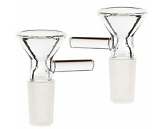 2 PCS 5x 14MM Male Glass Bowl For Water Pipe Hookah Bong Replacement Head picture