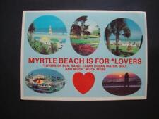 Railfans2 714) Postcard, Myrtle Beach South Carolina, Amusement Park, Sailboat picture