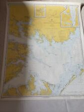 1968 Pamlico Sound- Western Part,  Nautical Map/ Chart 1231, C&GS, 44.5”x36” picture
