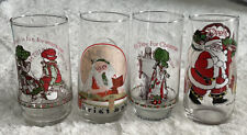 Coca Cola American Greetings Vintage Holly Hobby, Norman Rockwell Glass Set Of 4 picture