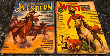 Thrilling Western #25:1, 24:3 May & March 1940 Pulps, Richard Case cover, VG picture
