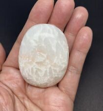 Scolecite Palm Stone From India 58g 2in BEAUTIFUL Reiki picture