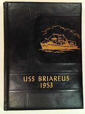 USS Briareus (AR-12) 1952 1953 Deployment Navy Cruise Book Cruisebook picture
