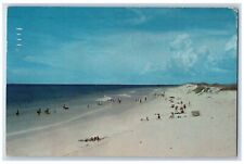 1970 Sugar White Sand Azure Blue Waters Destin Florida FL Vintage Postcard picture