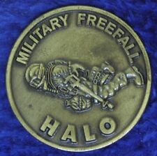 US Army Special Operations Forces Military Freefall HALO Challenge Coin PT-12 picture