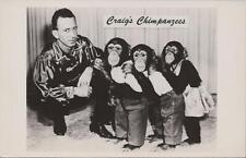 RPPC Postcard Craig's Chimpanzees  picture