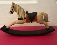 Vintage Wooden Rocking Horse Americana Vestwood Composition Folklore Collection picture