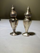 Vintage B.M. Co Silverplated Salt and Pepper Shakers # 65 , *BNT749* picture