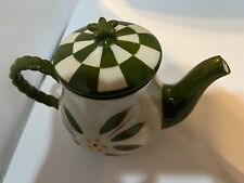 Temp-tations By tara Floral Old World 24 Oz Tea Pot PreOwned Excellent Condition picture