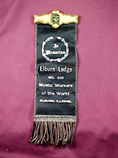 Fraternal Ribbon Mystic Workers of the World, Elburn, Illinois picture