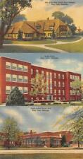 Nebraska NE  BOYS TOWN  Cottage~Grade School~Dining Hall  *3* c1940's Postcards picture