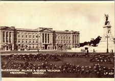 Postcard Buckingham Palace & Queen Victoria Memorial London [cn] picture