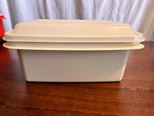 Tupperware Freeze & Save Ice Cream Keeper Almond Container 1254 With Seal picture