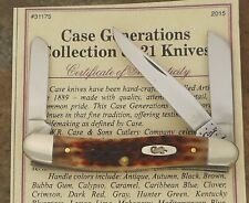 CASE XX CASE GENERATIONS COLLECTION 1/250 BROWN MEDIUM STOCKMAN KNIFE 6318 SS picture
