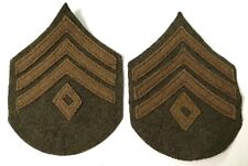  WWI US ARMY INFANTRY 1ST SERGEANT SLEEVE RANK CHEVRONS picture