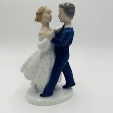 Bing & Grondahl Dancing Couple Figurine Denmark 1980s Porcelain #2385 Vintage 8