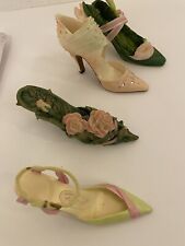 Just The Right Shoe by Raine - Vintage Miniature Shoe Collectibles - Lot Of 4 picture