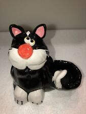 Coyne's Company Funny Whimsical Derpy Cat Figurine Debby Carmen 2002 Votive picture
