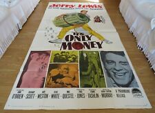 ITS ONLY MONEY 1962 ORIGINAL 3 SHEET US CINEMA MOVIE FILM POSTER Jerry Lewis picture