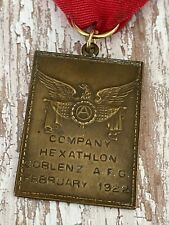 Rare WWI AEF German Occupation Field Meet Medal 3rd Army 5th Coblenz Koblenz picture